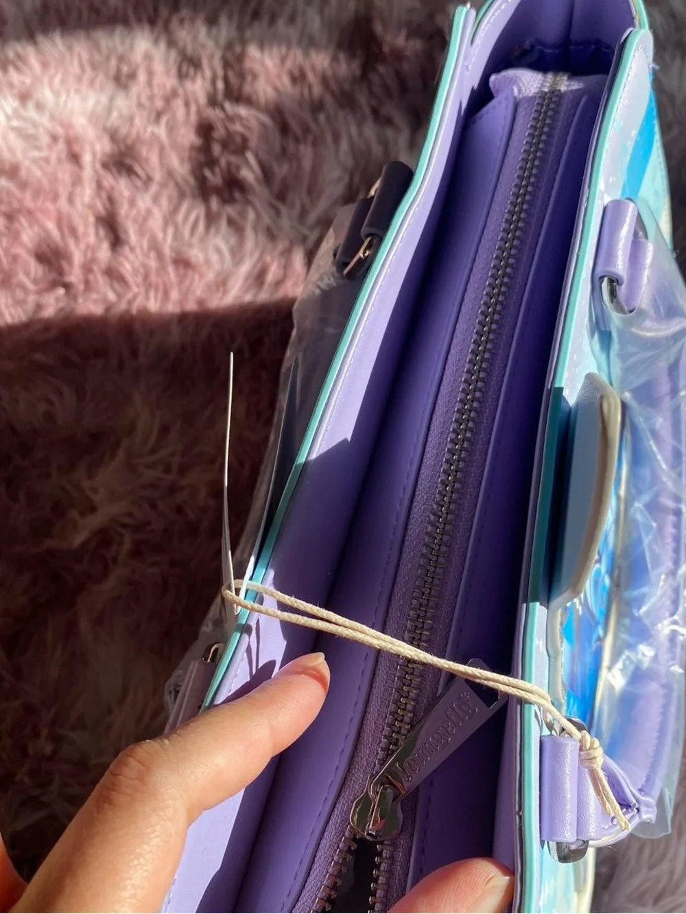 Loungefly Disney Frozen Princess Elsa Ice Castle Crossbody Bag NWT